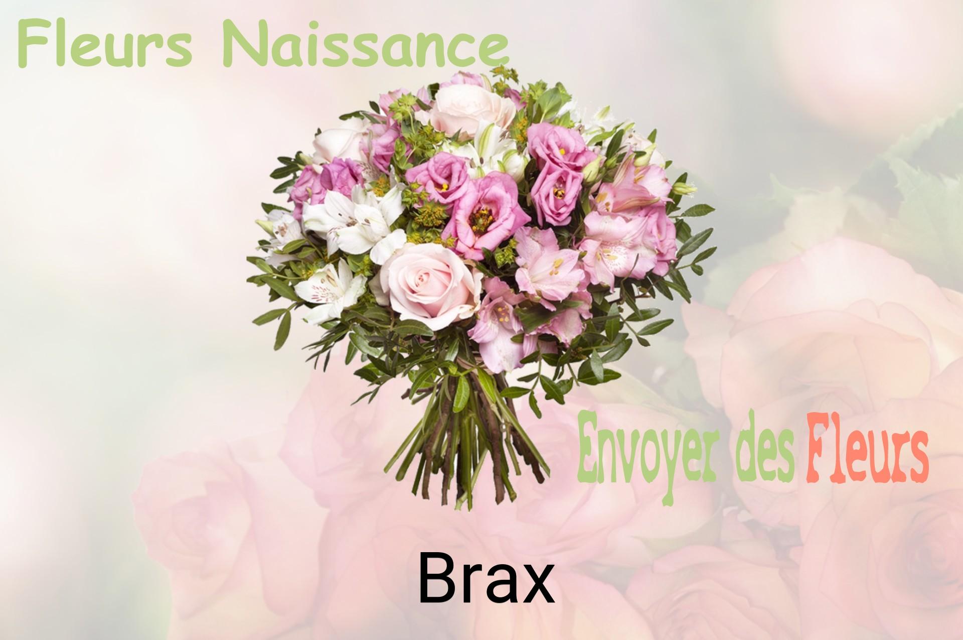 Bouquet de fleurs de naissance livré à Brax